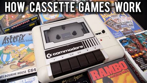 How Old School Cassette Tape Drives Played Games Mvg Youtube