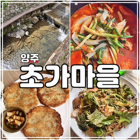 장흥맛집 계곡물놀이 가능한 양주 초가마을 네이버 블로그