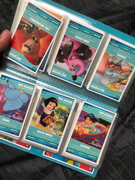 72 pieces disney characters collectible cards by sainsbury no repeating ...