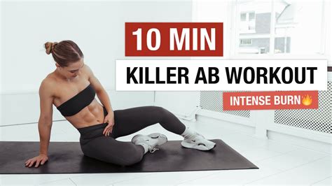 10 MIN KILLER AB WORKOUT YouTube