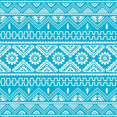 Blue Tribal Background