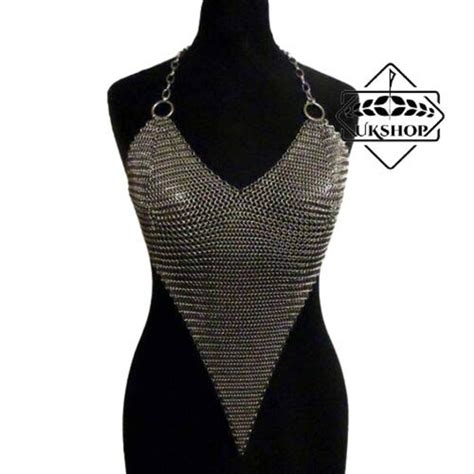 Sexy Chainmail Bikini Top Chainmail Sexy Bra Handmade Gift Uketsyshop