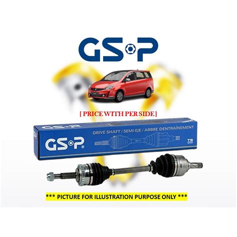 GSP Proton Exora CPS Drive Shaft Assembly RH Long LH Short Auto