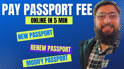 How To Pay Passport Fee Online Passport Fee Asan App Youtube