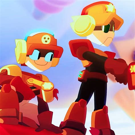 Larry And Lawrie Brawl Stars Animation в 2024 г Близнецы Бешеные псы