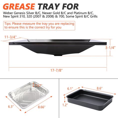 Qulimetal Grease Tray With Catch Pan And Holder Drip Pan