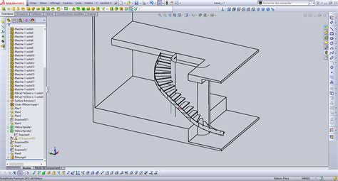 Forum Solidworks Mod Lisation D Limon Escalier Tournant Cao