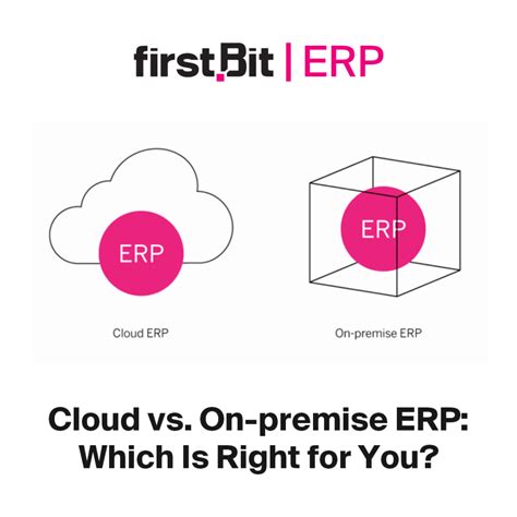 Cloud Erp Vs On Premise Key Differences Firstbit Blog