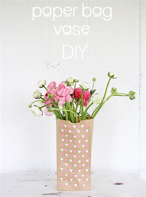 A Bubbly Lifediy Paper Bag Flower Vase A Bubbly Life