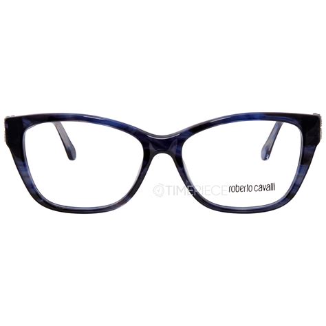 Roberto Cavalli Ladies Blue Square Eyeglass Frames Rc50609253