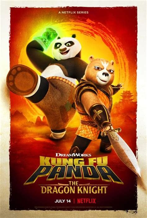 Cartel Kung Fu Panda El Guerrero Drag N Poster Sobre Un Total De