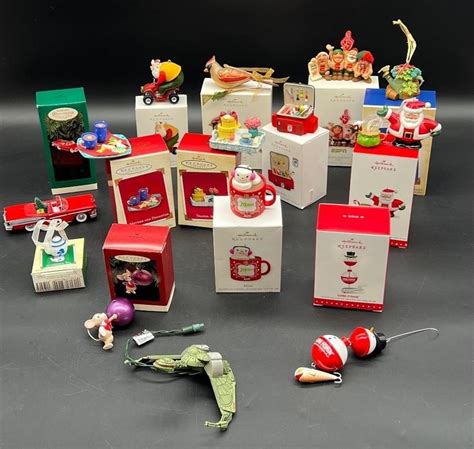 14 HALLMARK KEEPSAKE ORNAMENTS | Live and Online Auctions on HiBid.com