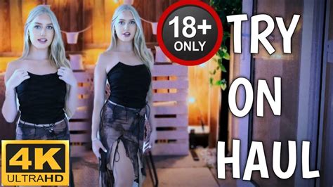 K Fishnet Lingerie Transparent Clothes Try On Haul Sheer Lingerie Fashion Haul With Emily