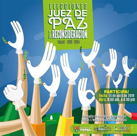 Este Domingo Elecciones De Jueces De Paz Y De Reconsideraci N En Yopal