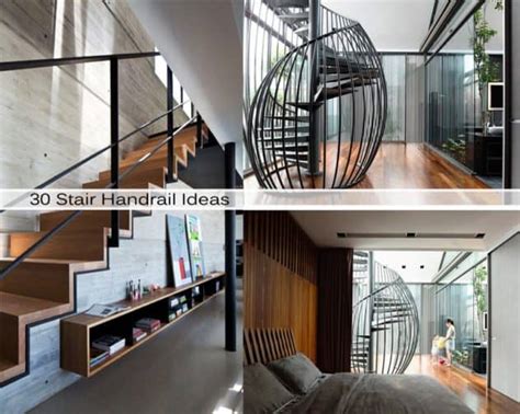 30 Stair Handrail Ideas For Interiors Stairs