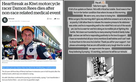 William Makis MD On Twitter New Zealand Motorbike Racer 28 Year Old