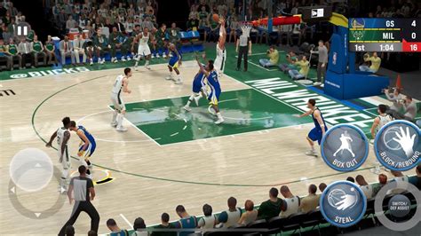 Nba 2k23 Arcade Edition On Iphone 14 Pro Max Warriors Vs Bucks Ultra