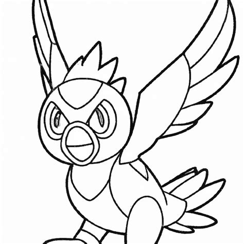 10 Desenhos Incríveis de Spearow Pokemon para Imprimir e Colorir