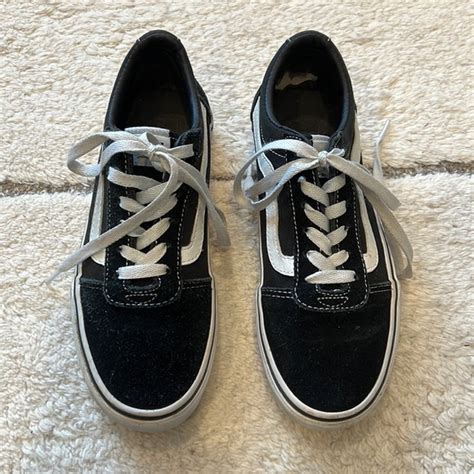 Vans Shoes Vans Suede Canvas Old Skool Shoe Woman 65 Black And