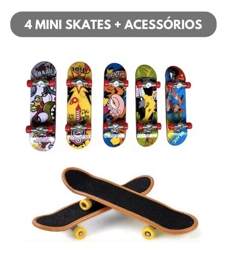 Kit Mini Skates De Dedo Profissional Rolamento Fingerboard Mercadolivre