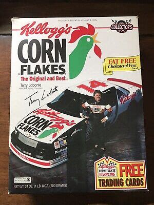 1994 Kellogg S Corn Flakes Racing W Terry Labonte Empty 24 Oz Cereal