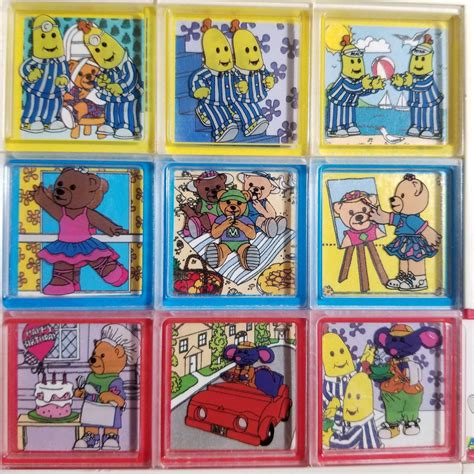 Vintage 1990s Bananas In Pyjamas Slider Puzzle Game Etsy