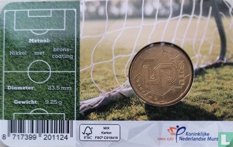 Nederland 5 Gulden 2000 Coincard European Football Championship KM