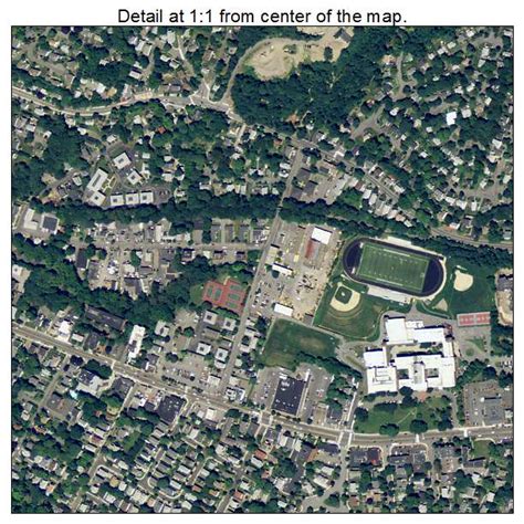 Aerial Photography Map of Arlington, MA Massachusetts