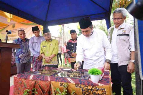 GoRiau Gubri Syamsuar Resmikan Dua Ruas Jalan Di Kampar