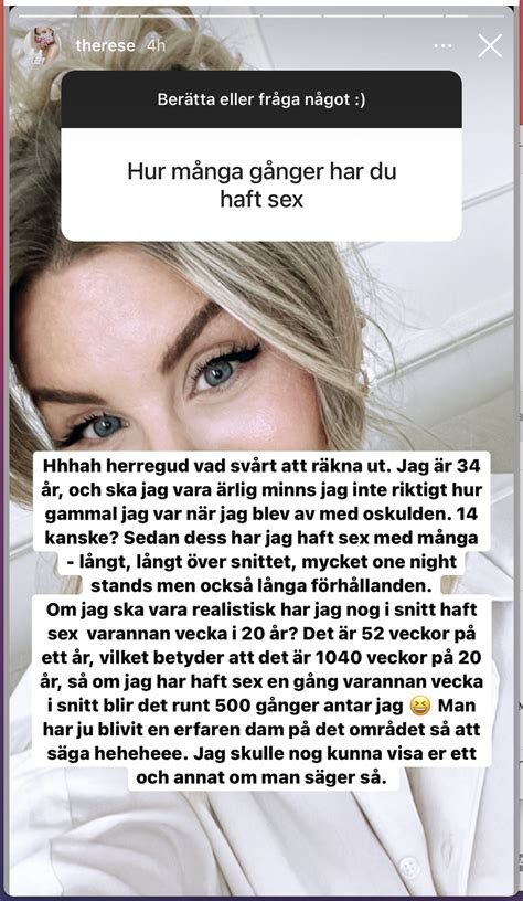 Svara på frågor om sex på Instastory Bloggbevakning