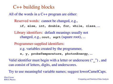 Computing and Statistical Data Analysis Lecture 2 - ppt download