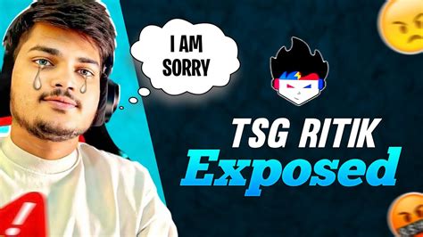 TSG Ritik Exposed Real Truth Of TSG Ritik And Garena Free Fire