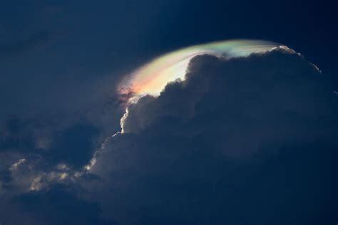 A Rare Look At An Iridescent Cloud