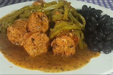 Longaniza En Salsa Verde Con Nopales Deliciosa Receta Mexicana