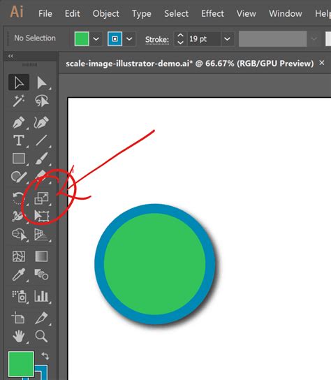 How To Scale An Image With Adobe Illustrator Phases Design Studio