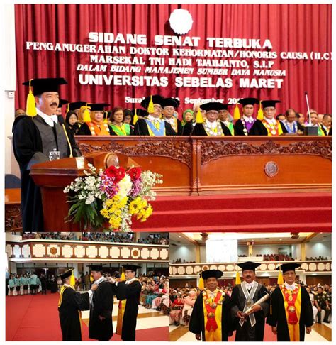 Penganugerahan Doktor Kehormatan Honoris Causa H C Kepada Marsekal