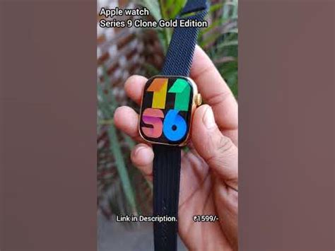 apple watch gold edition series 9 clone smartwatch - YouTube