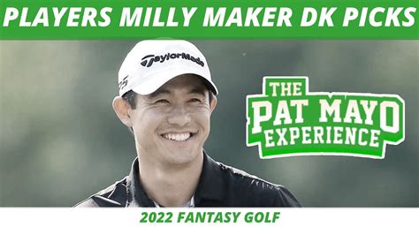 Players Championship Draftkings Milly Maker Picks Predictions