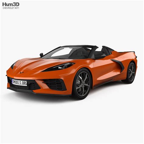 Chevrolet Corvette Stingray convertible 2021 3D model - Download Sports ...