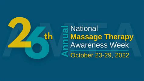 Save The Date National Massage Therapy Awareness Week Nmtaw Amta West Virginia Chapter