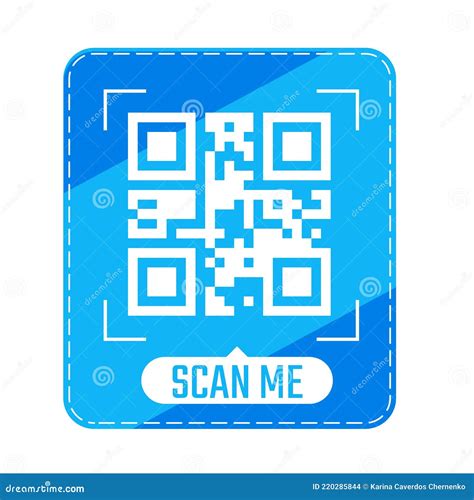 Scan Me Template Sign Qr Code For Smartphone Qr Code For Payment