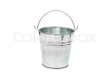der leere verzinkten Eimer | Stock Bild | Colourbox