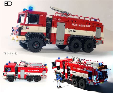 Tatra T Cas Lego City Fire Truck Lego Technic Lego Truck