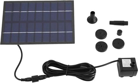 Pompe de fontaine solaire 9V 1 8W 200L h PET panneau solaire alimenté