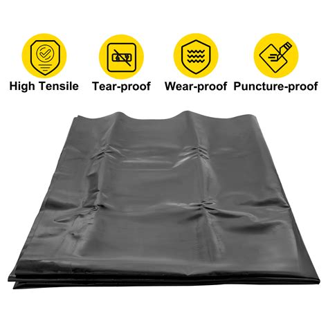 Vevor Lldpe Pond Liner X Ft Pond Liner Mil Fish Pond Liners