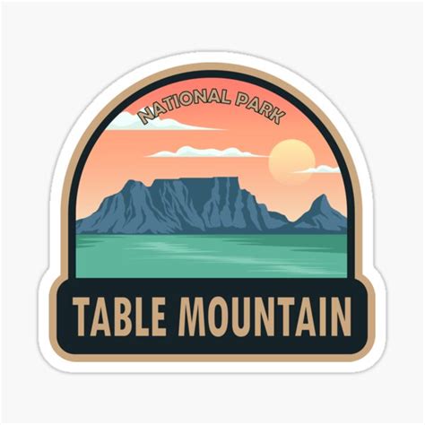 Table Mountain National Park South Africa Sticker For Sale By