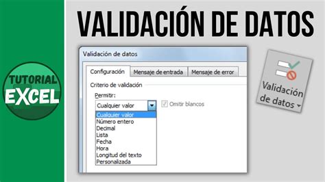 Todo Acerca La Validaci N De Datos Youtube