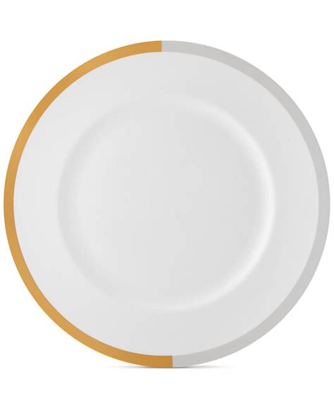 Vera Wang Wedgwood Castillon Goldgray Collection Dinner Plate Macys