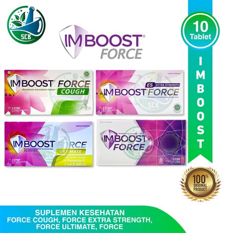 Jual Imboost Force Tablet Cough Ultimate Extra Strength Per