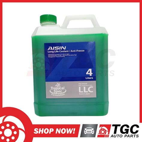 Aisin Long Life Green Coolant Anti Freeze Tropical Spec Formulation Pre